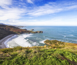 Beach of Torimbia near to Llanes, Asturias, Spain