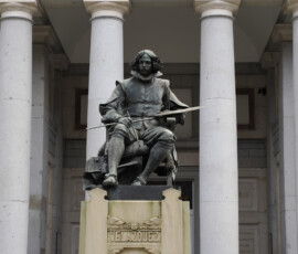 The Prado Museum or Museo del Prado is the main Spanish national art museum in the centre of Madrid. Madrid is the capital of Spain.